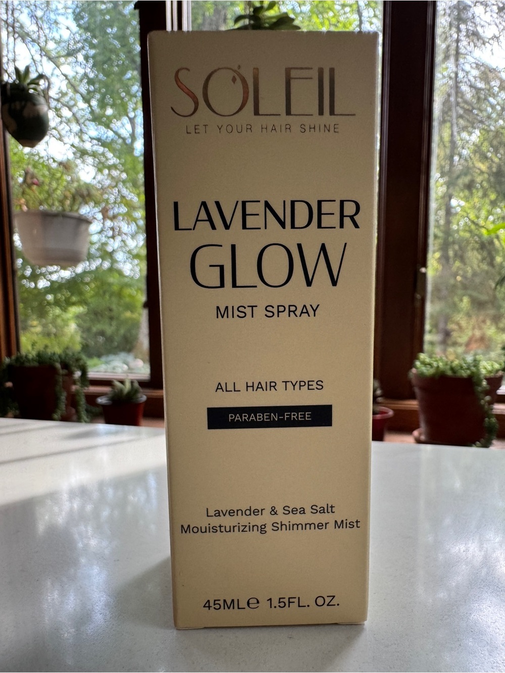 Soleil Lavender Glow Mist Spray 45mL Lavender Sea Salt Shimmer New